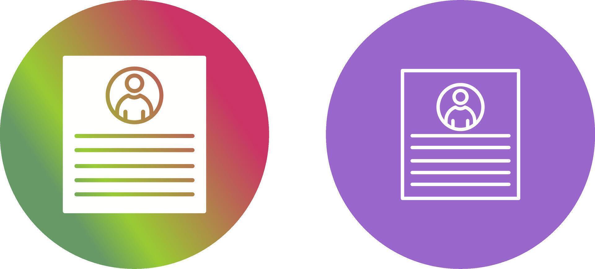 Client Profile Icon Design vector