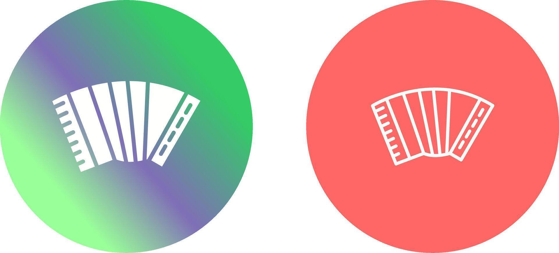 Accordion Icon Design vector