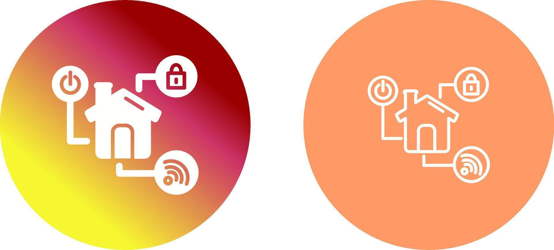 Smarthome Icon Design vector