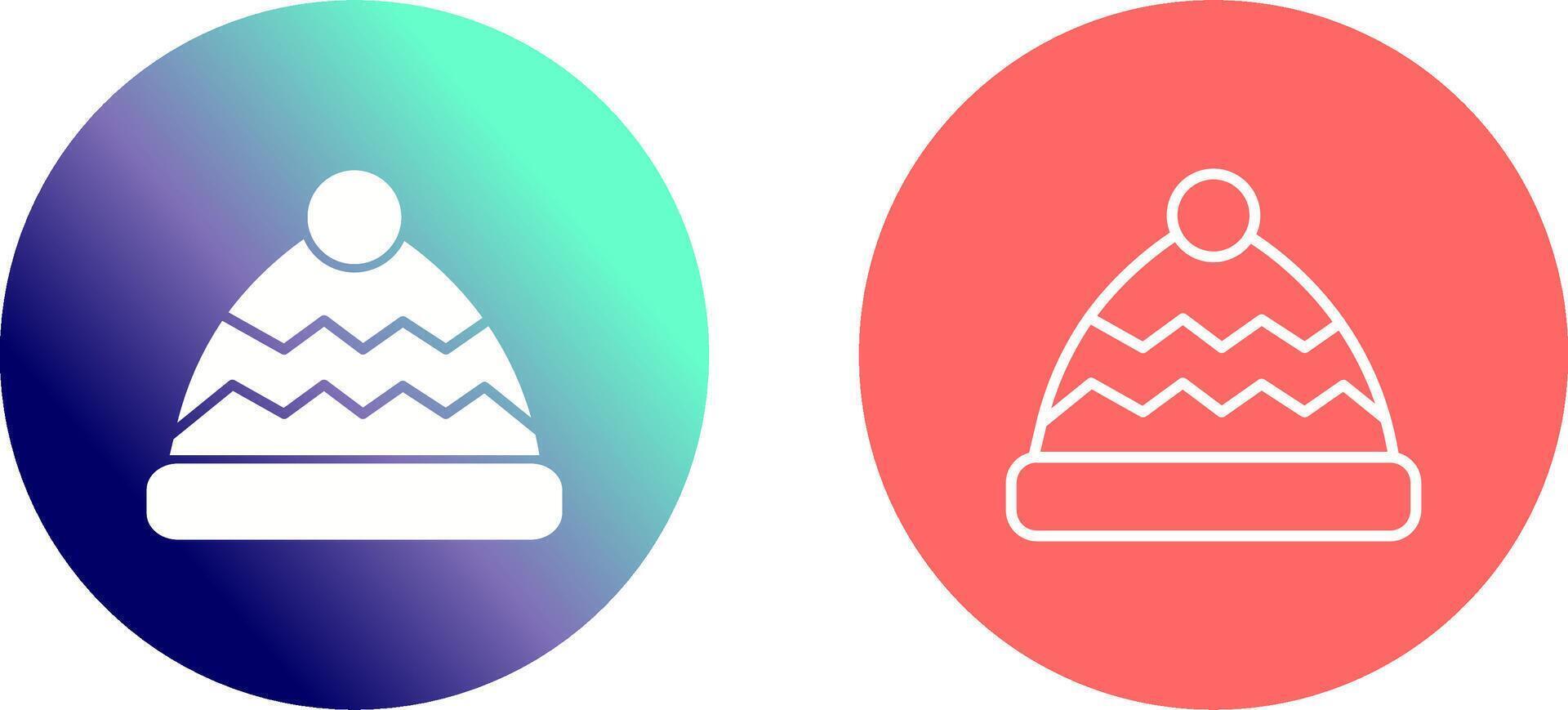 Winter Hat Icon Design vector
