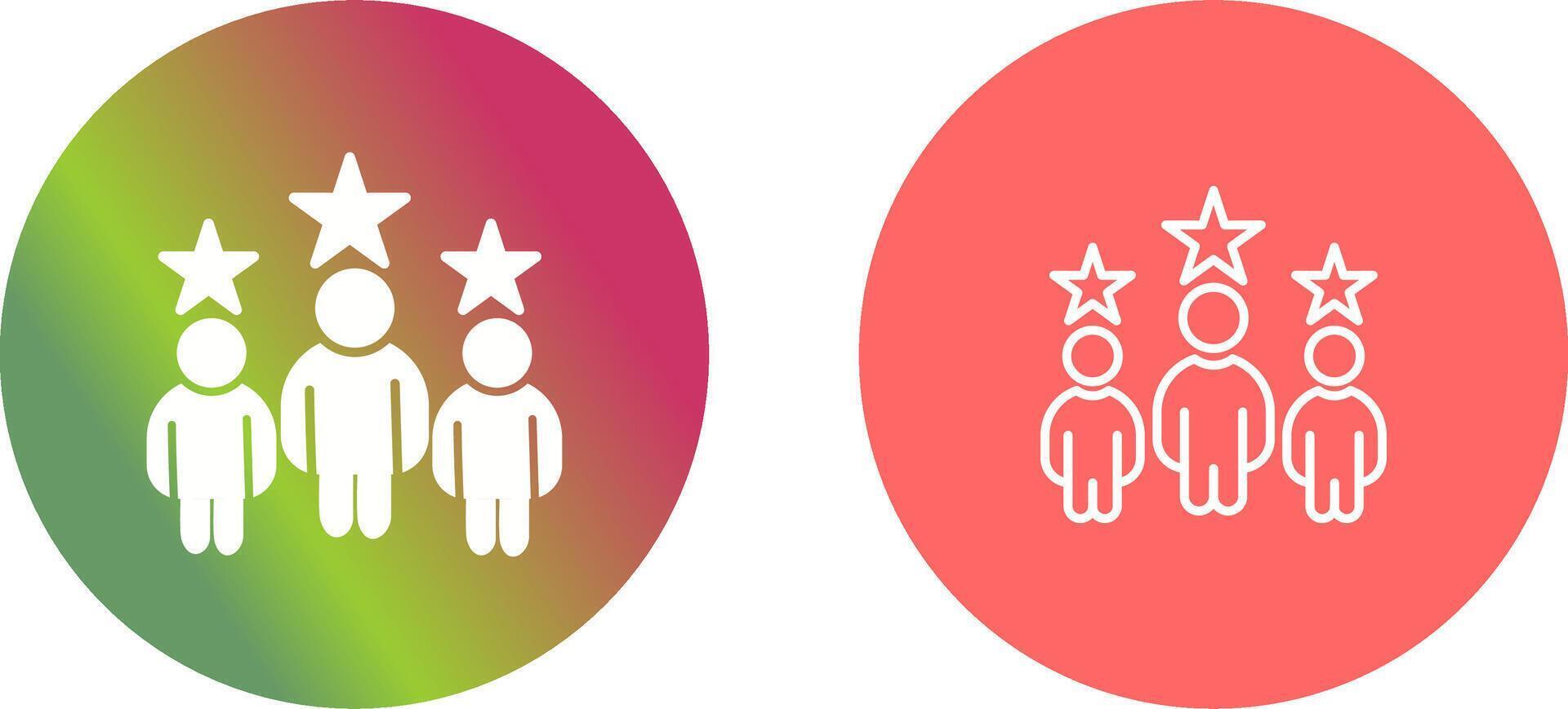 Reputation Management Icon Design vector