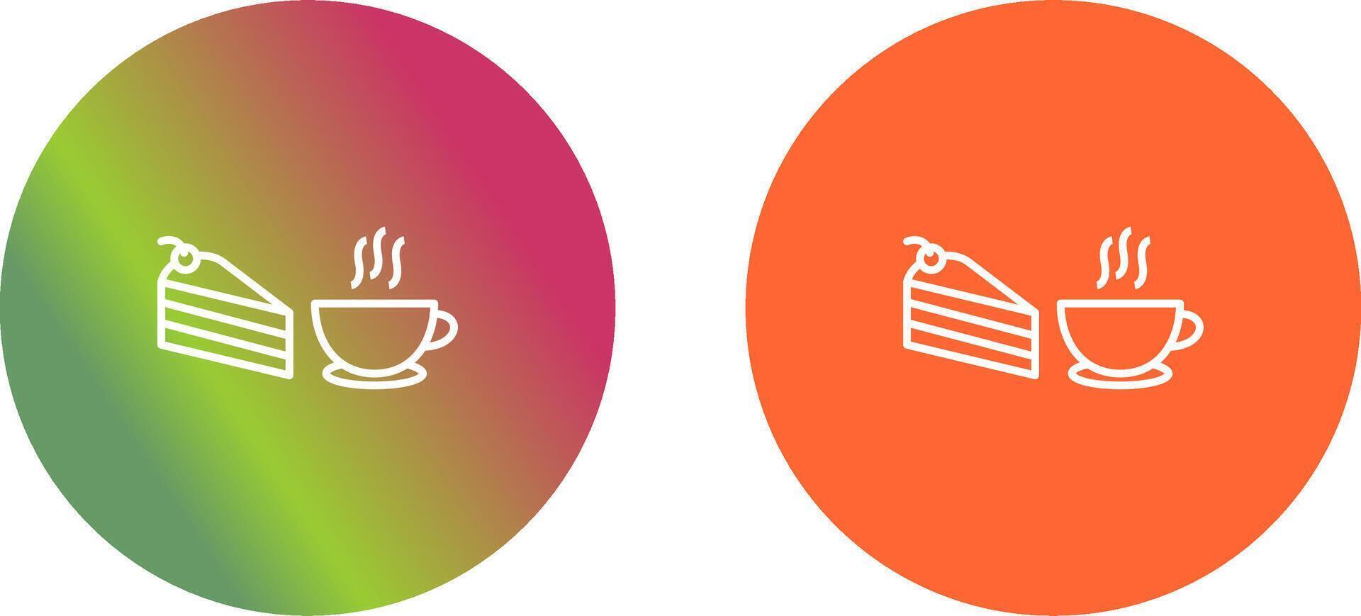 café servido icono diseño vector