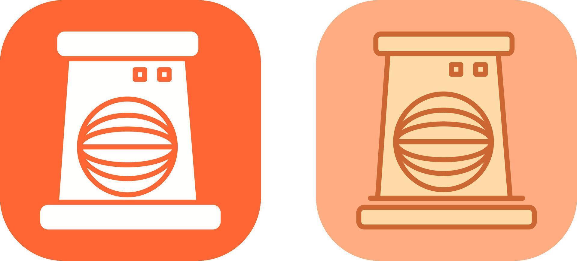 Fan Heater Icon Design vector