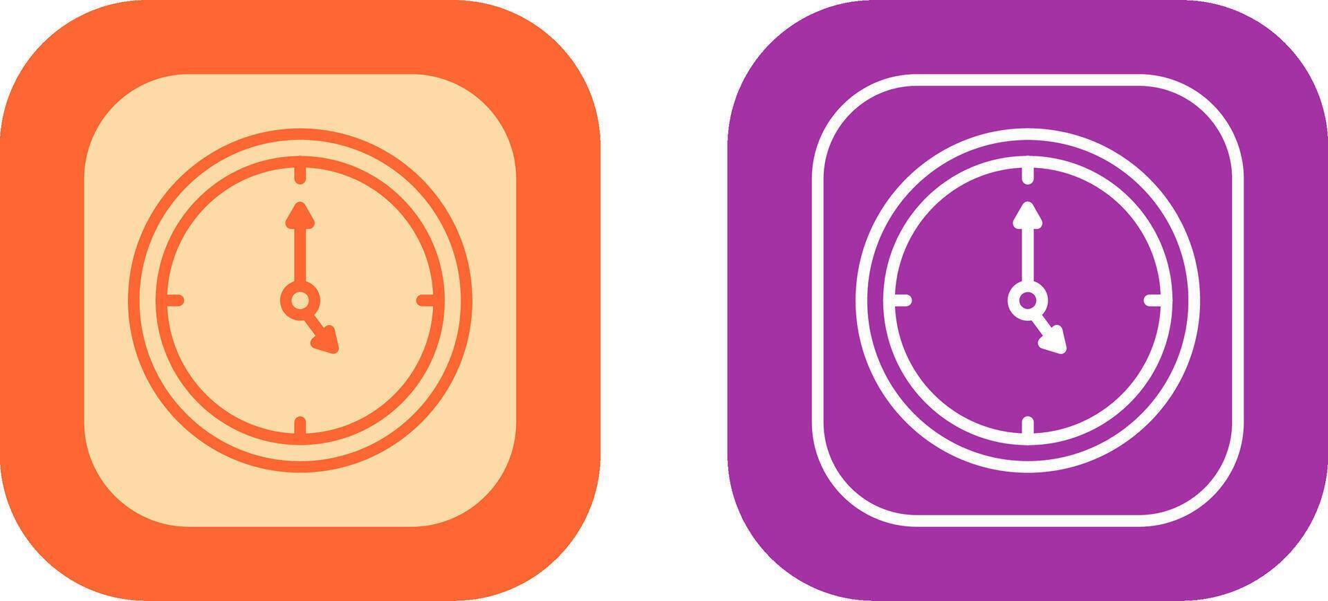 Clock Icon Design vector