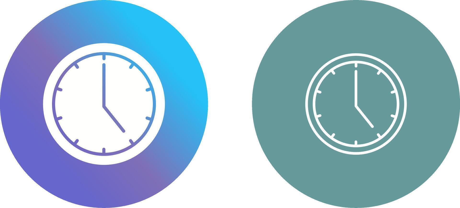 Clock Icon Design vector