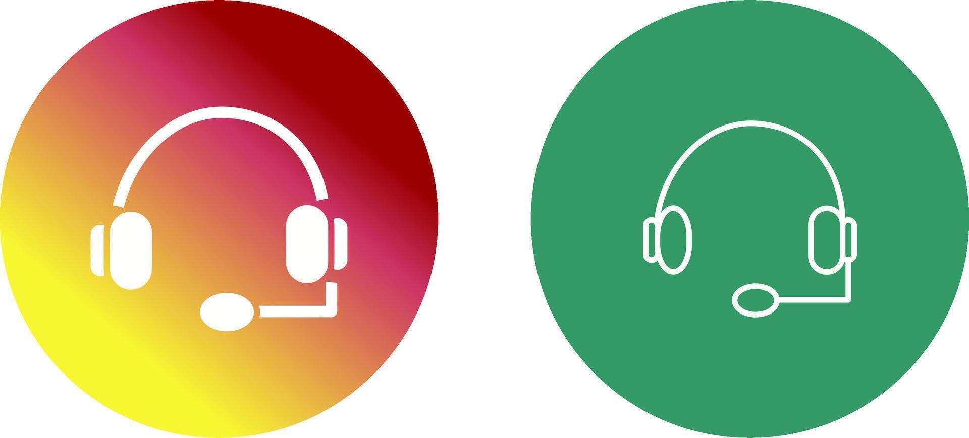 Headphones Icon Design vector