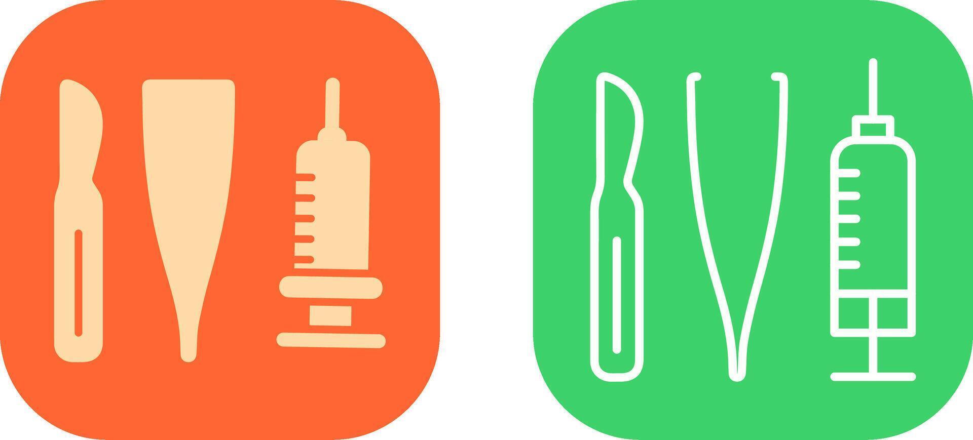 Operation Tool Icon Design vector