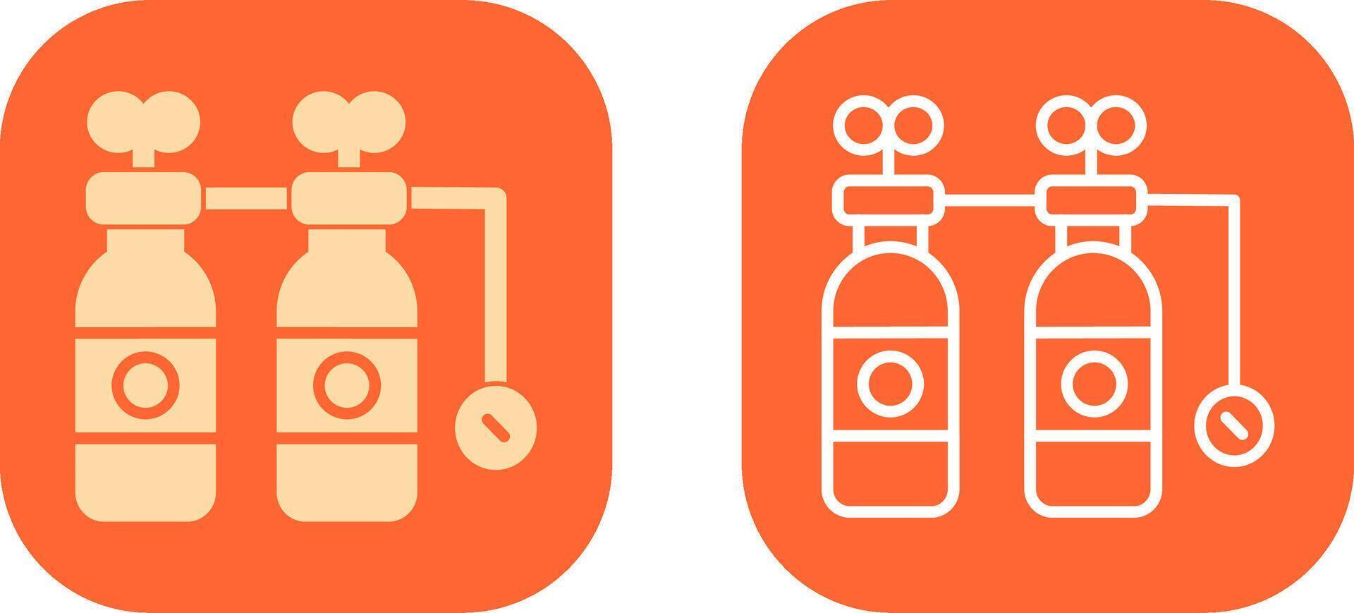 Oxygen Tank Icon Design vector