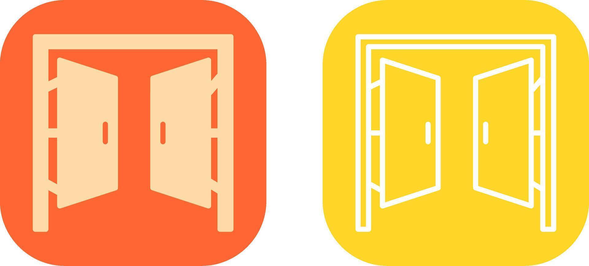 Doors Icon Design vector