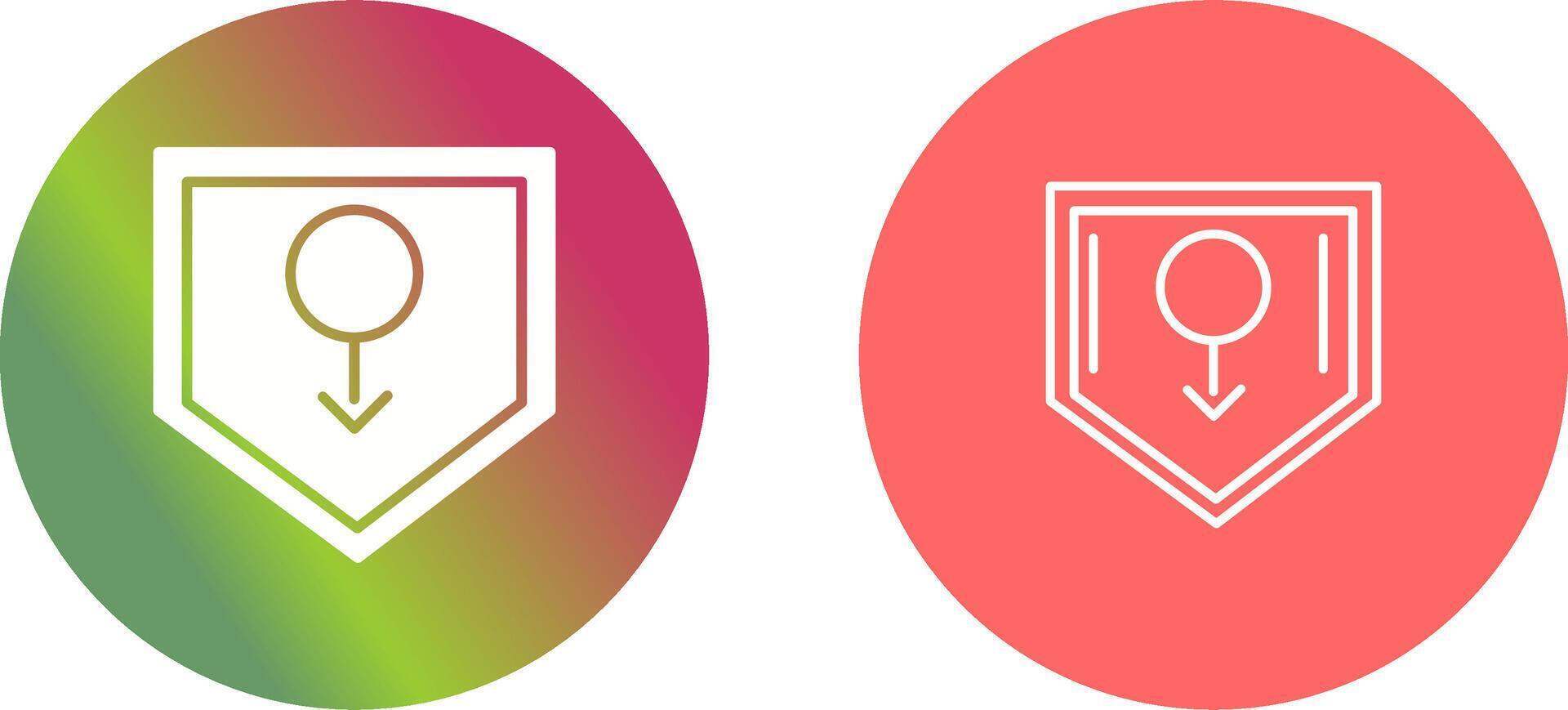 College Fraternity Icon Design vector