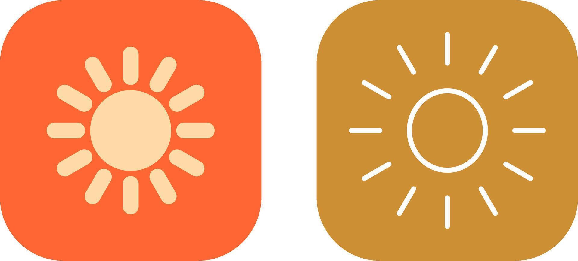 Sun Icon Design vector