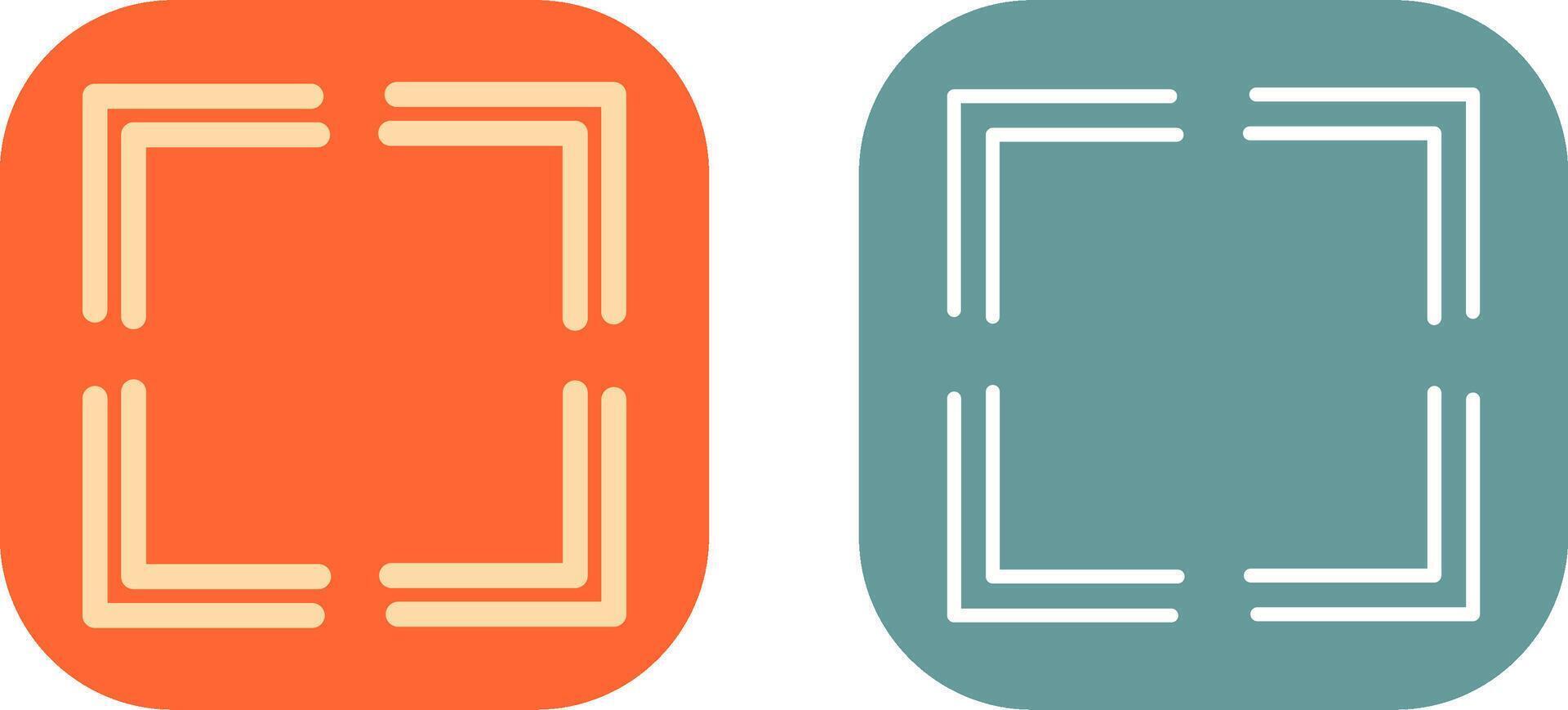Full Screen Icon Design vector