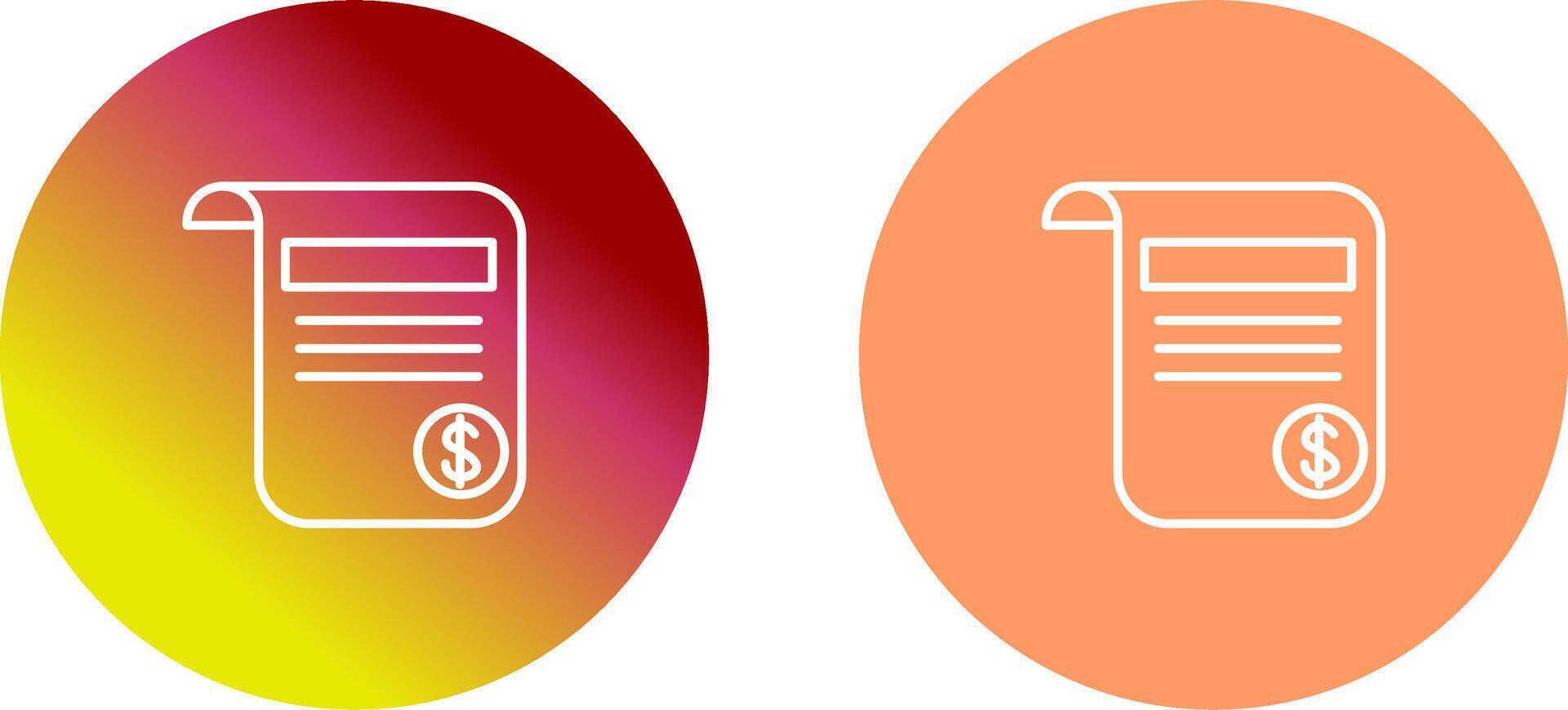 Business Document Icon Design vector