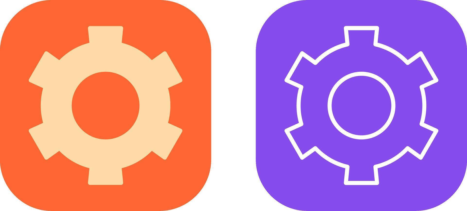 Setting Gear Icon Design vector