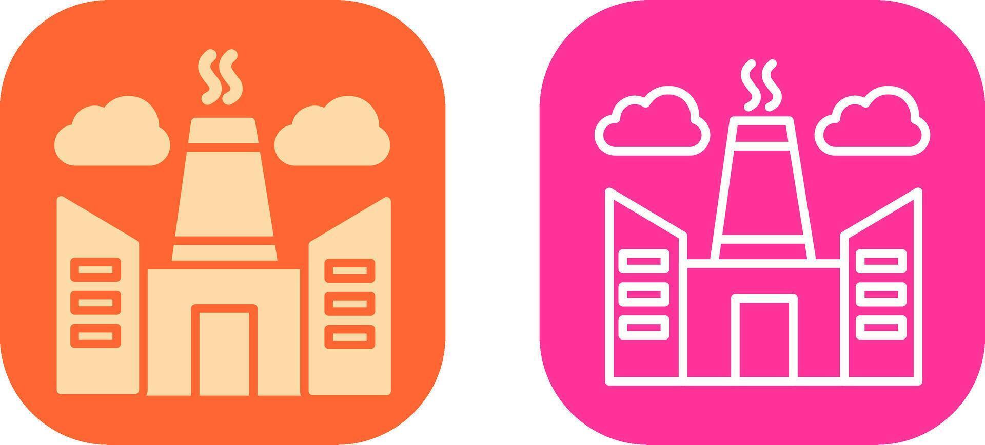 Factory Icon Design vector