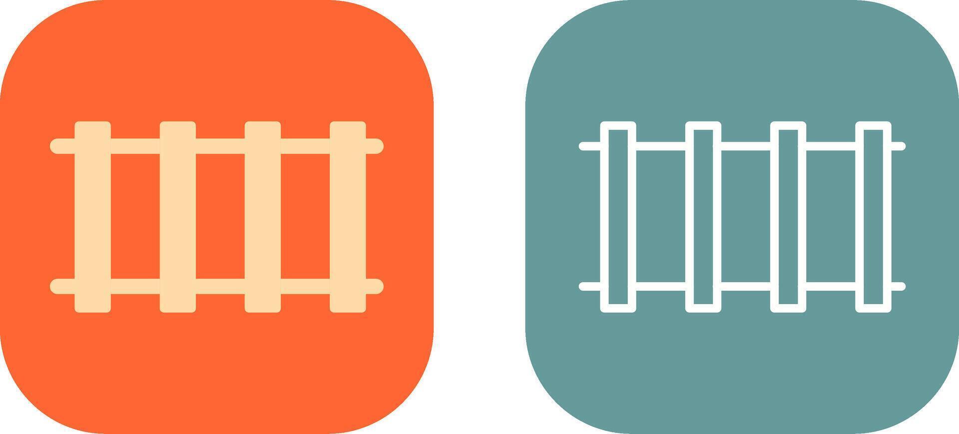 Rails Icon Design vector