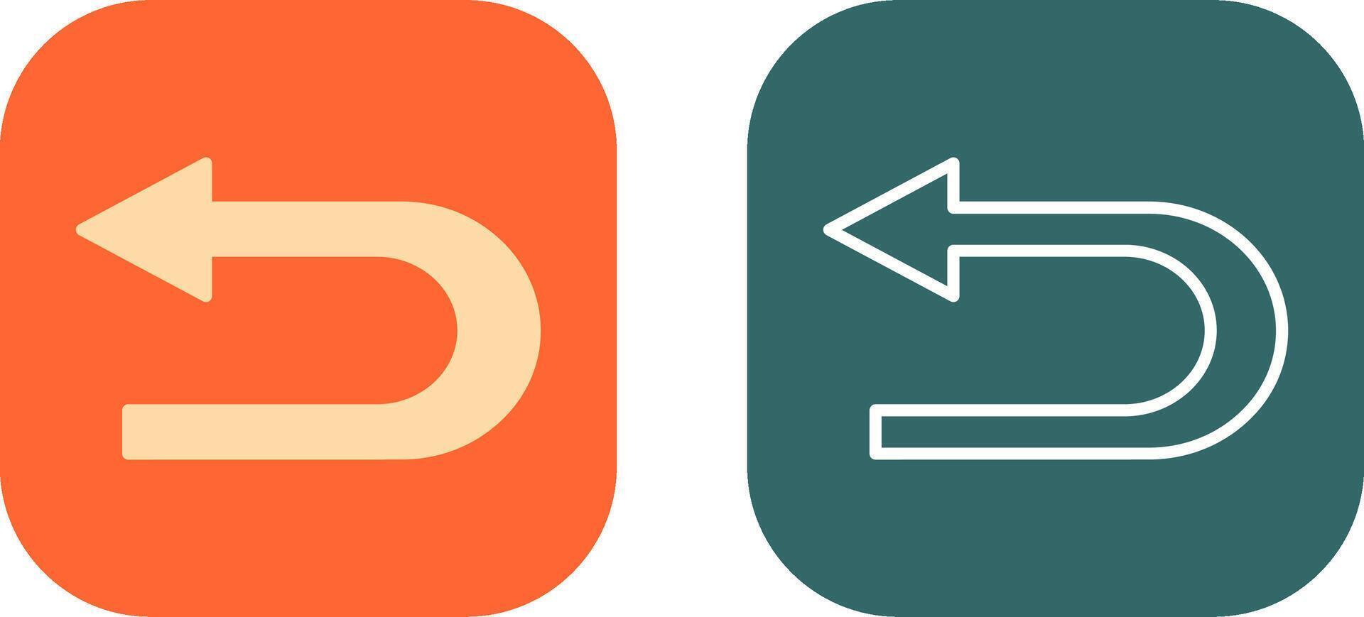 Arrow Back Icon Design vector