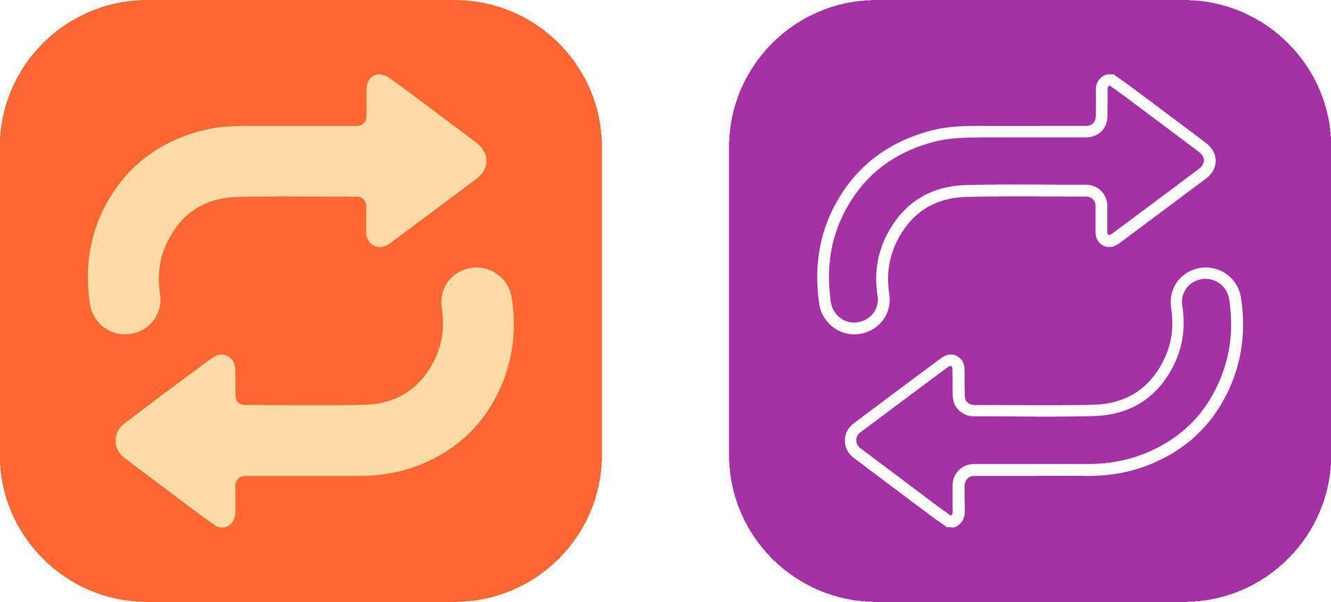 Repeat Icon Design vector