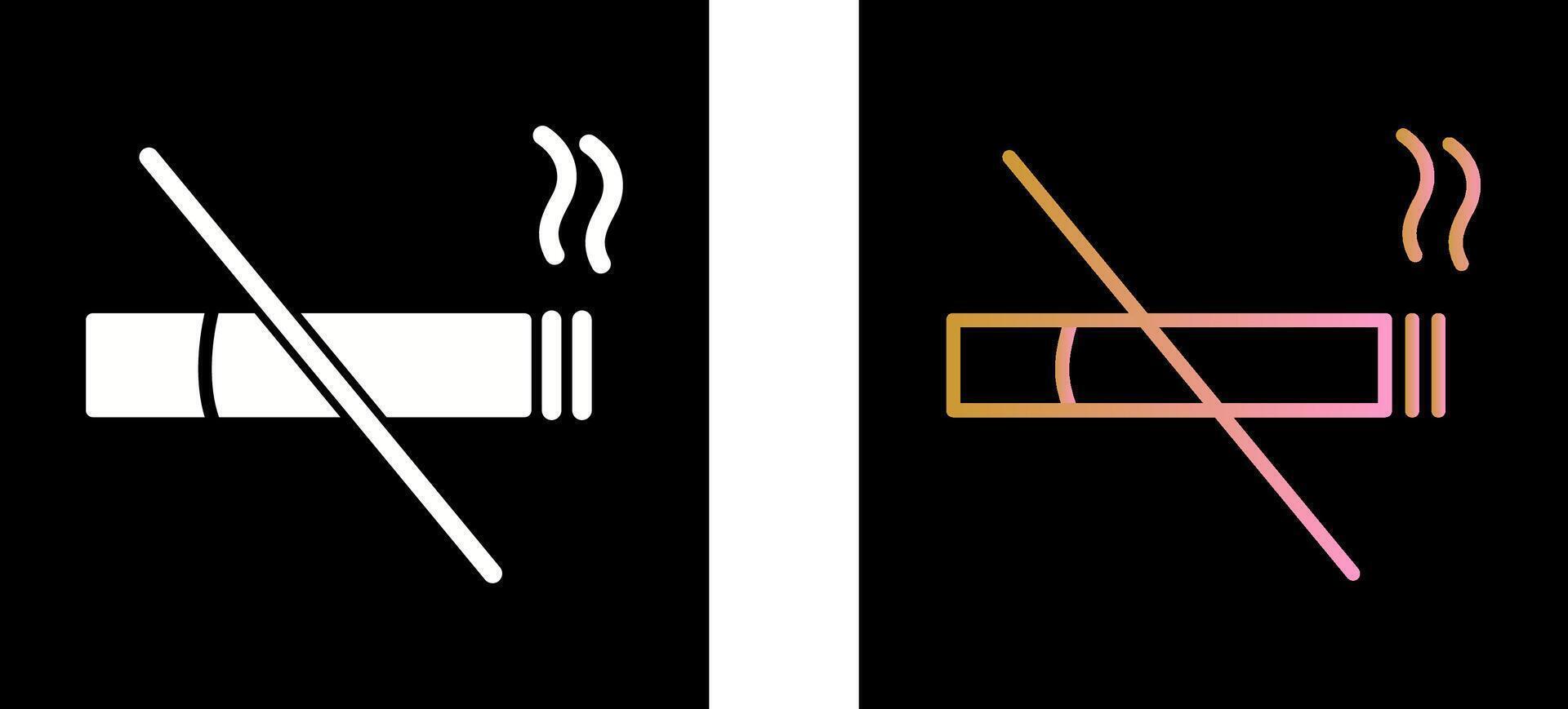 No Smoking Icon Design vector