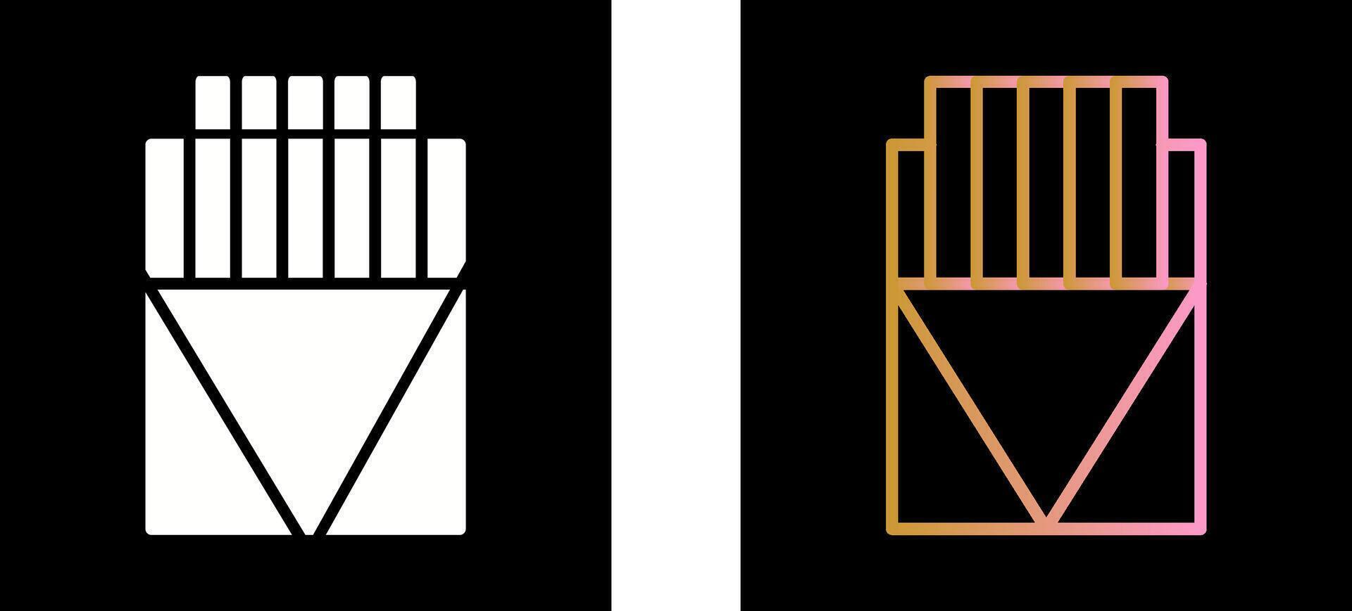Cigar Box Icon Design vector