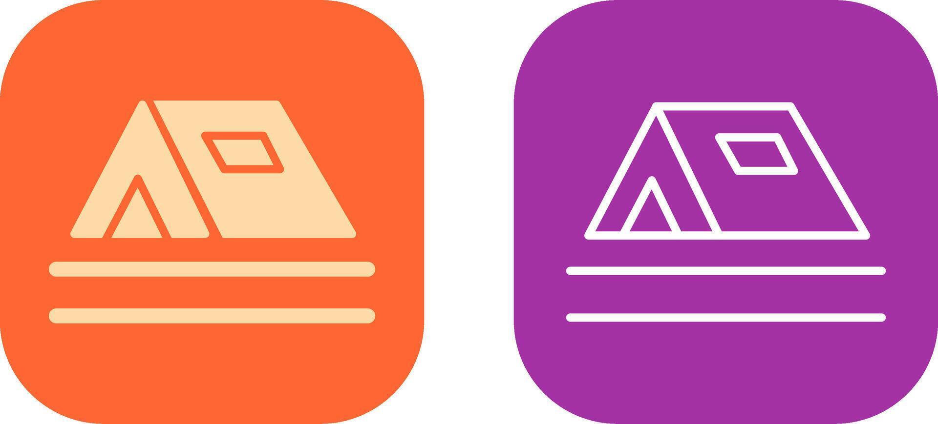 Tent Icon Design vector