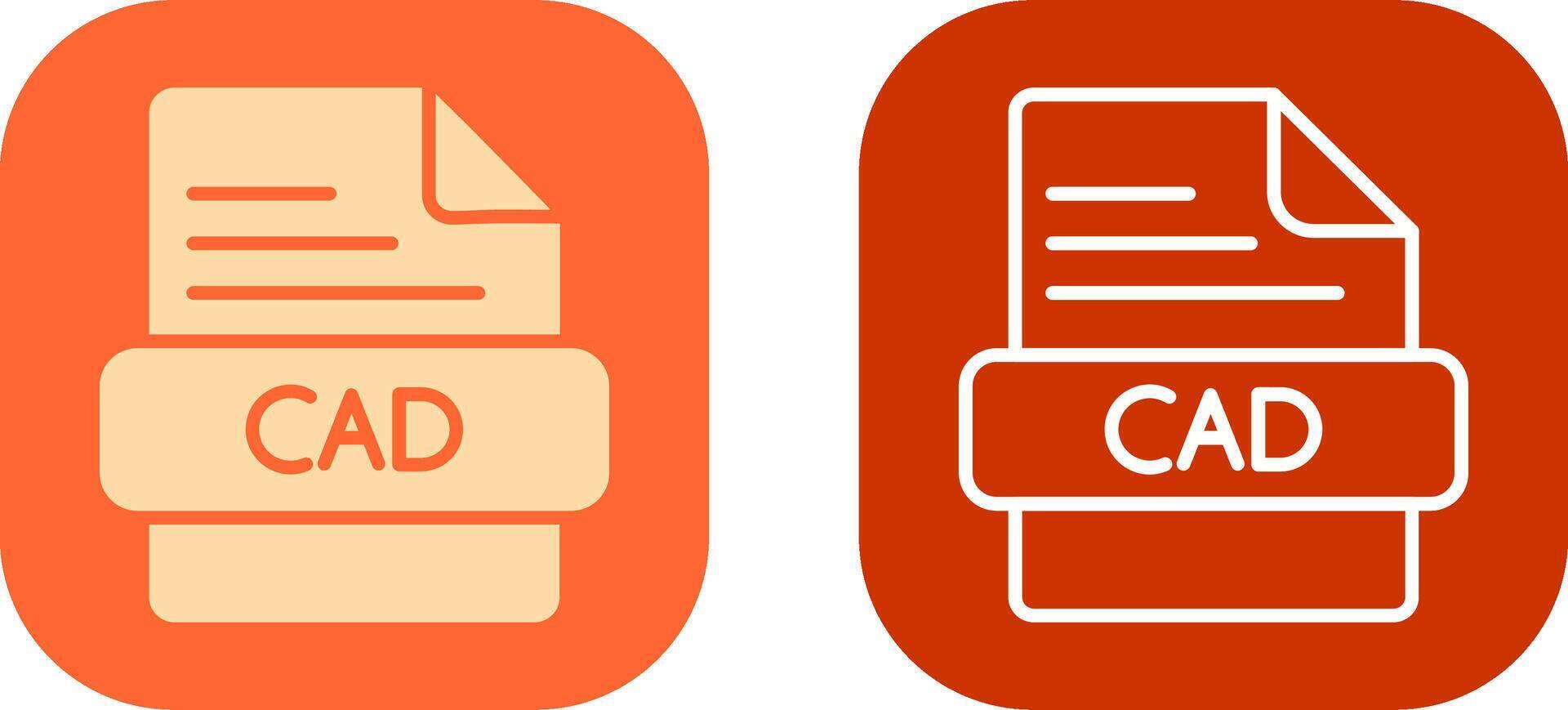 CAD Icon Design vector