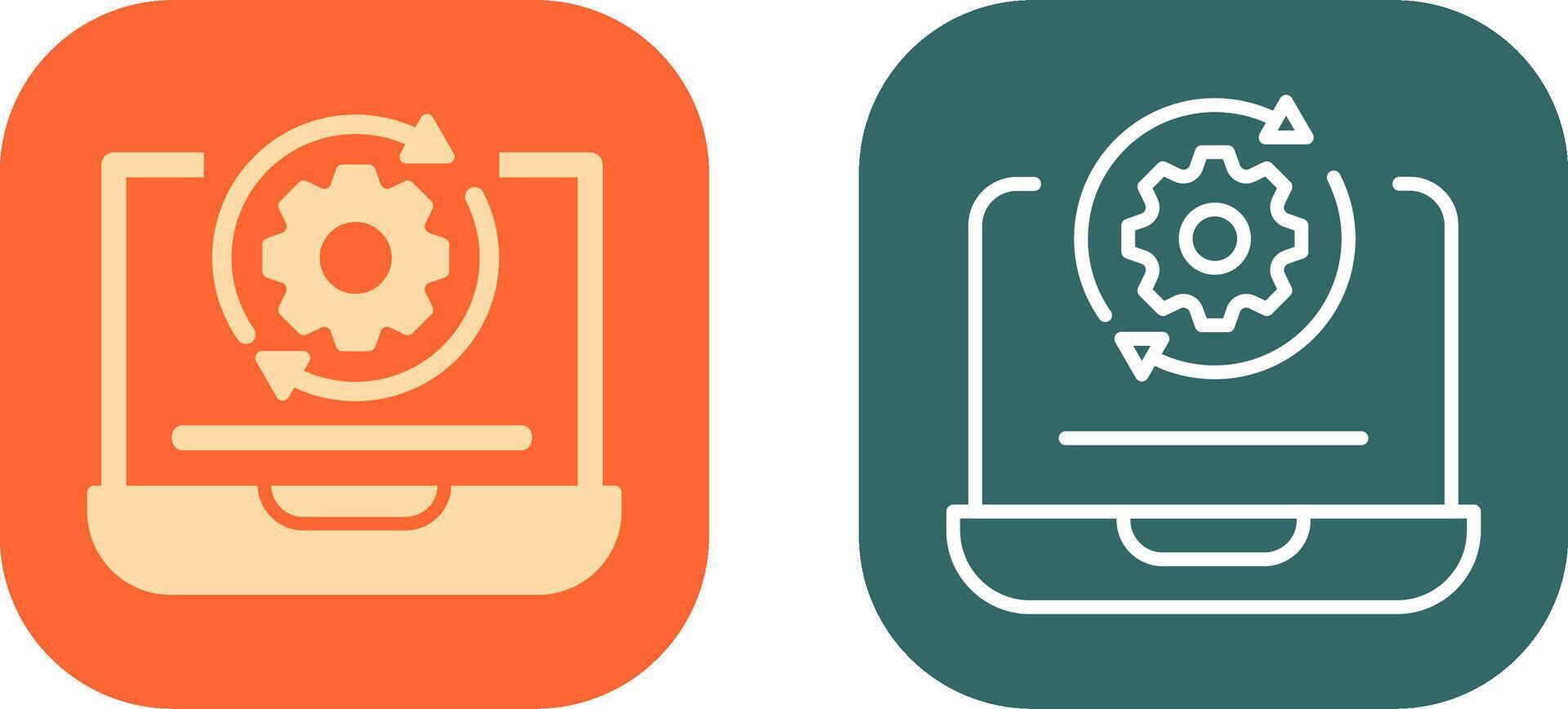 Update Icon Design vector