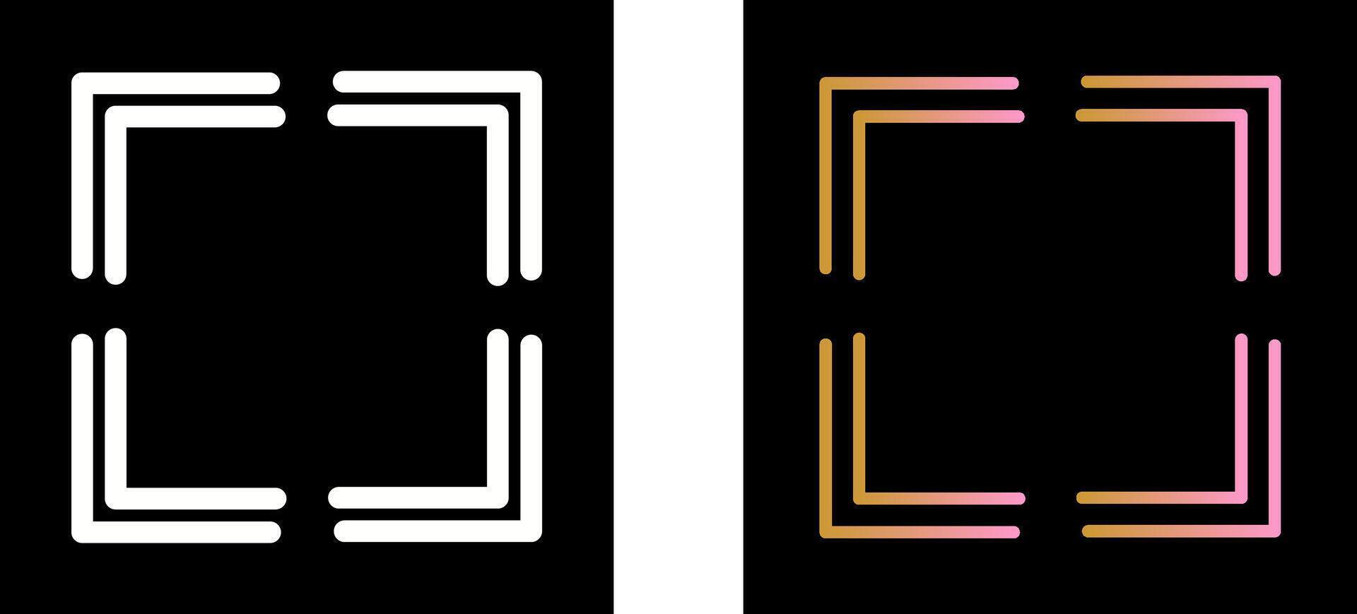Full Screen Icon Design vector