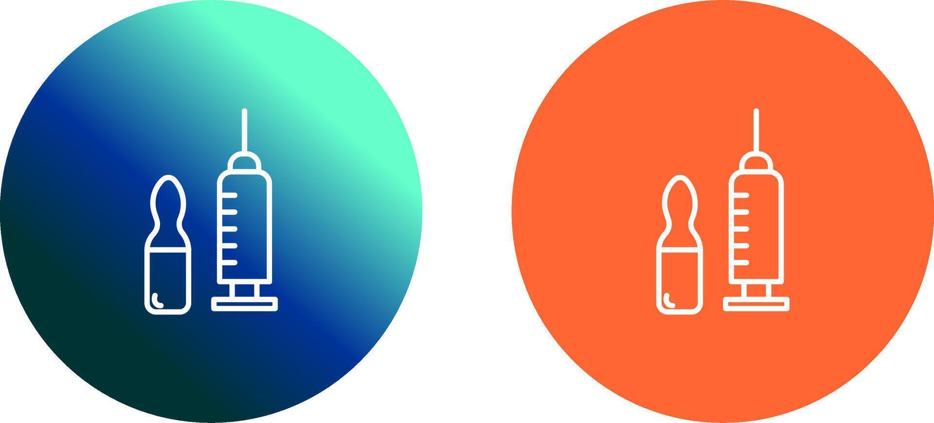 Injection Icon Design vector