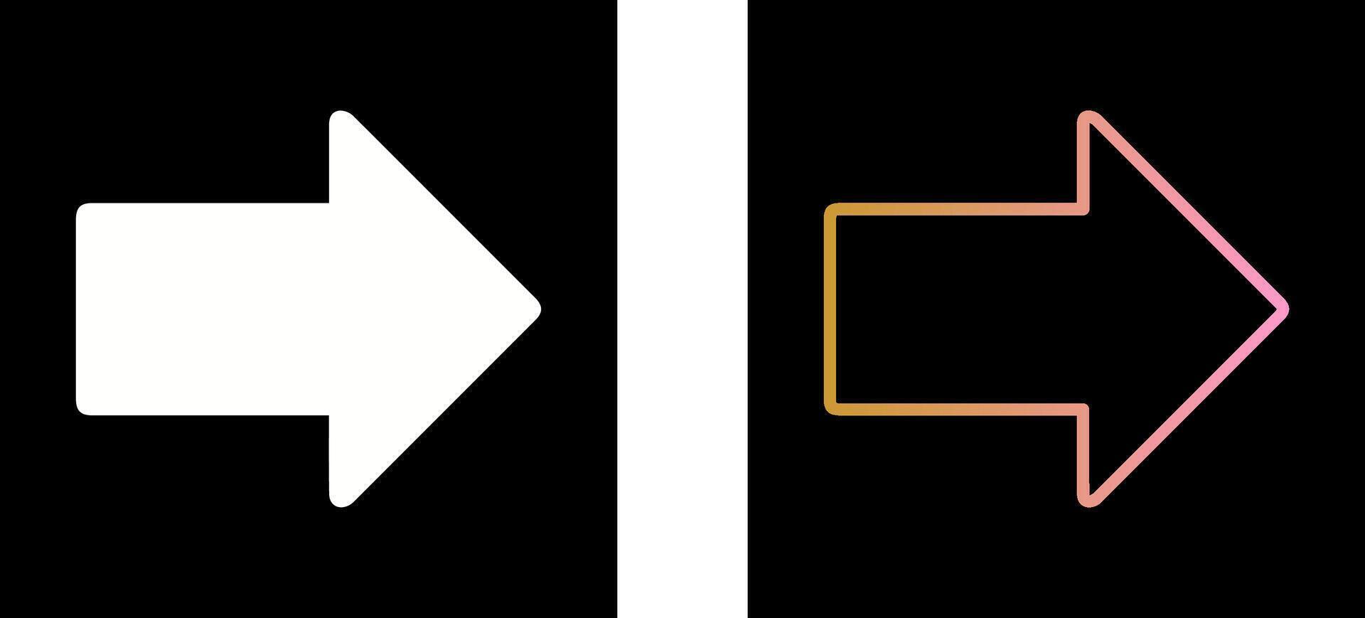 Right Icon Design vector