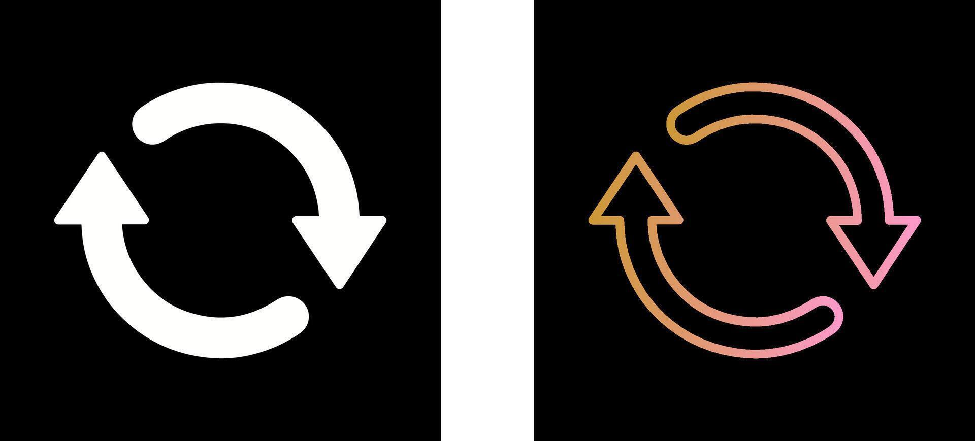 Sync Icon Design vector