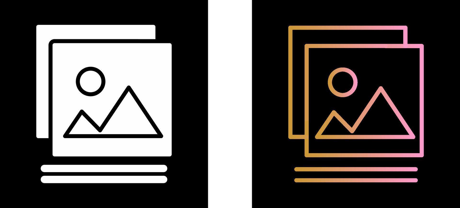 Gallery Icon Design vector