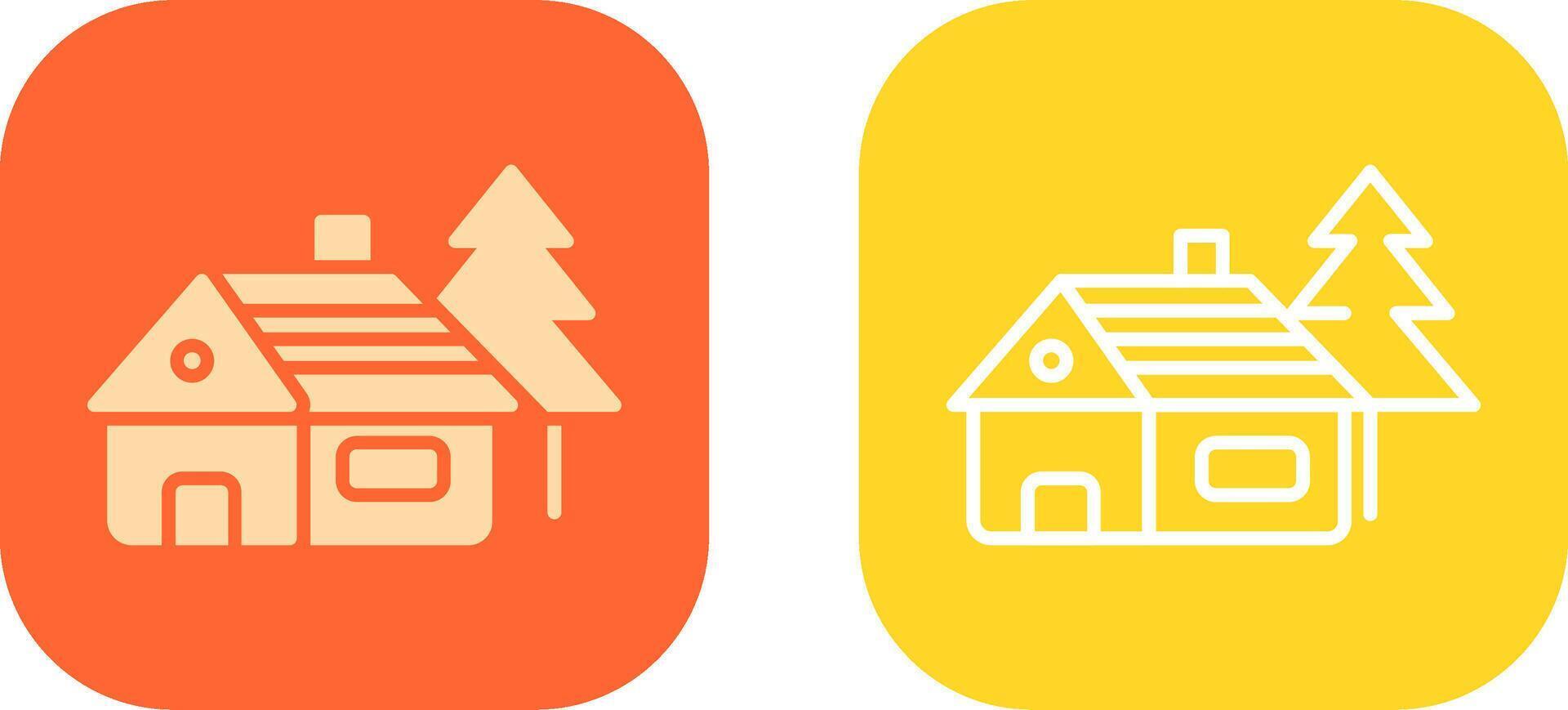 Cabin Icon Design vector