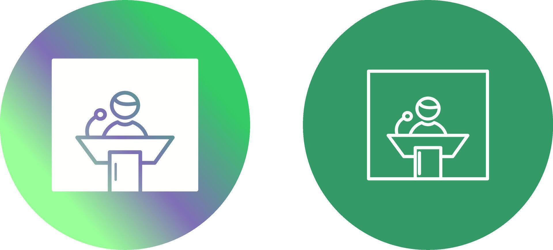 Candidate Banner Icon Design vector