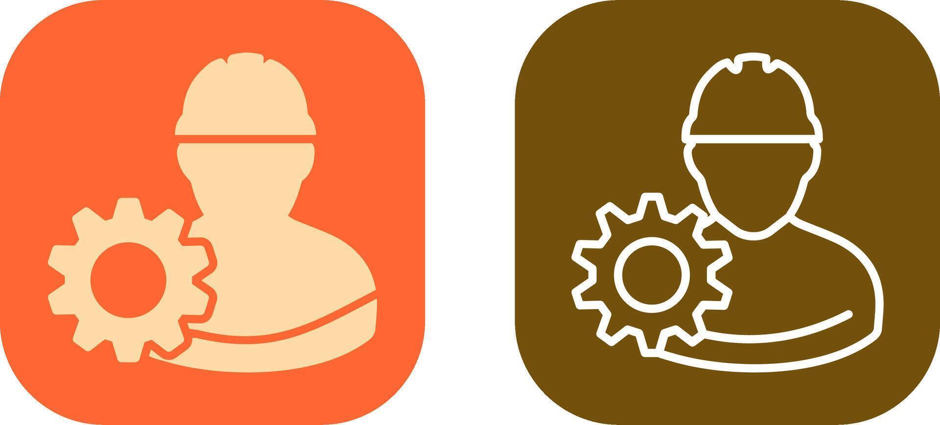 Engineer Icon Design vector