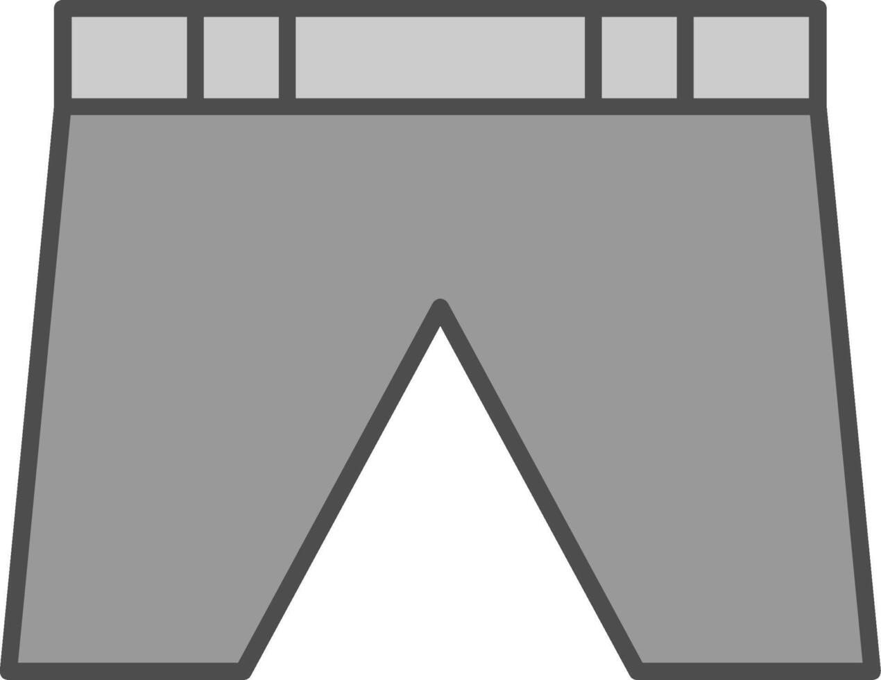 Shorts Fillay Icon vector