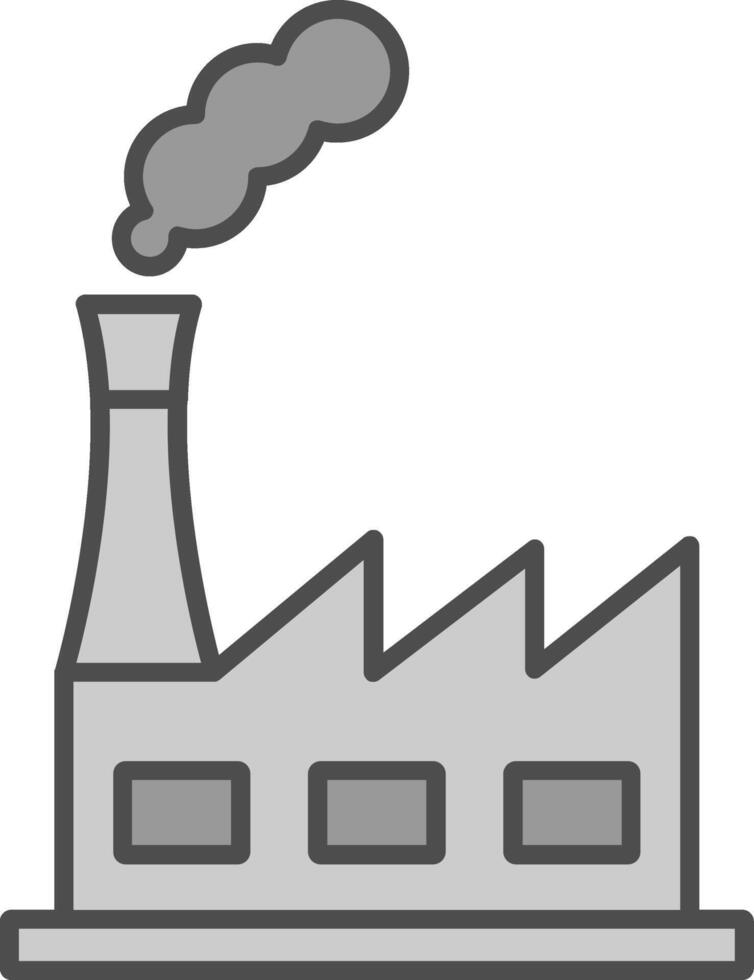 Power Plant Fillay Icon vector