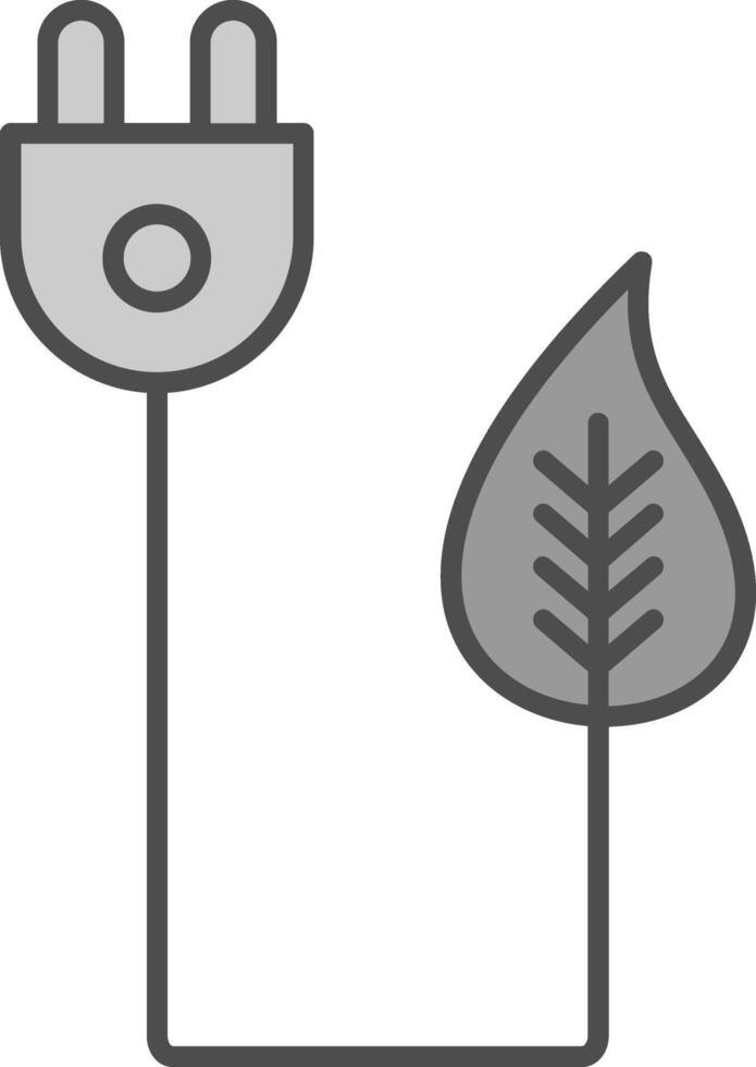 Bio Energy Fillay Icon vector