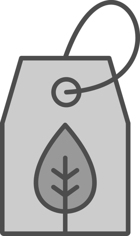 Eco Tag Fillay Icon vector
