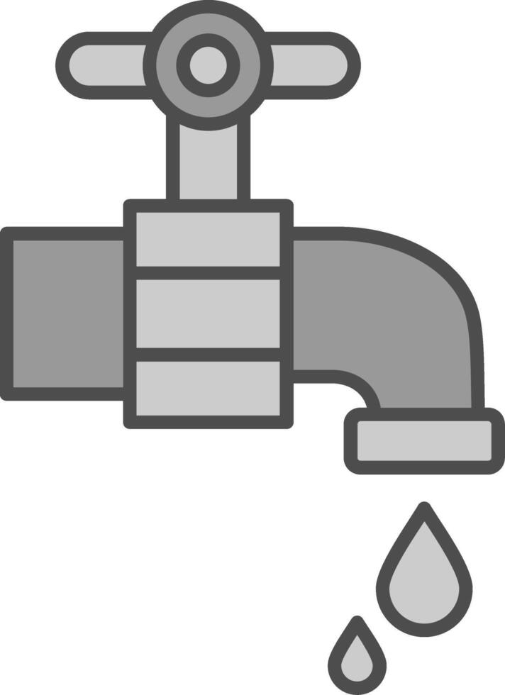 Faucet Fillay Icon vector