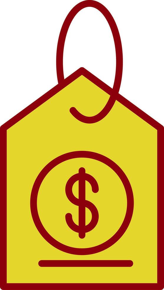 Cheap Line Two Color Icon vector
