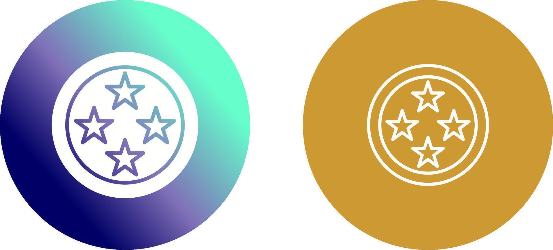 diseño de icono de estrellas vector