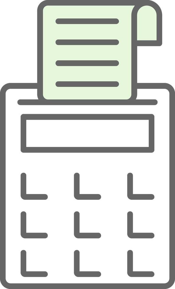 Point Of Sale Fillay Icon vector