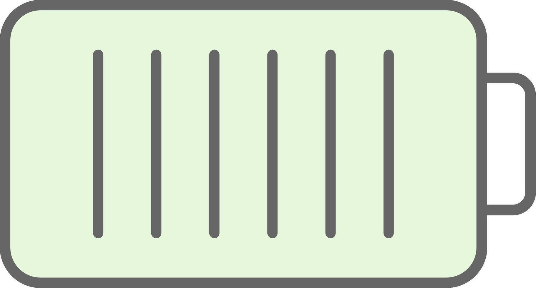 Battery Fillay Icon vector