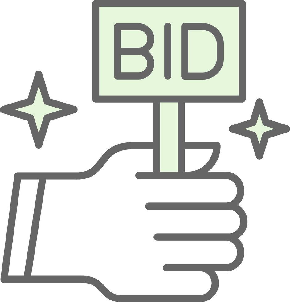 Bid Fillay Icon vector