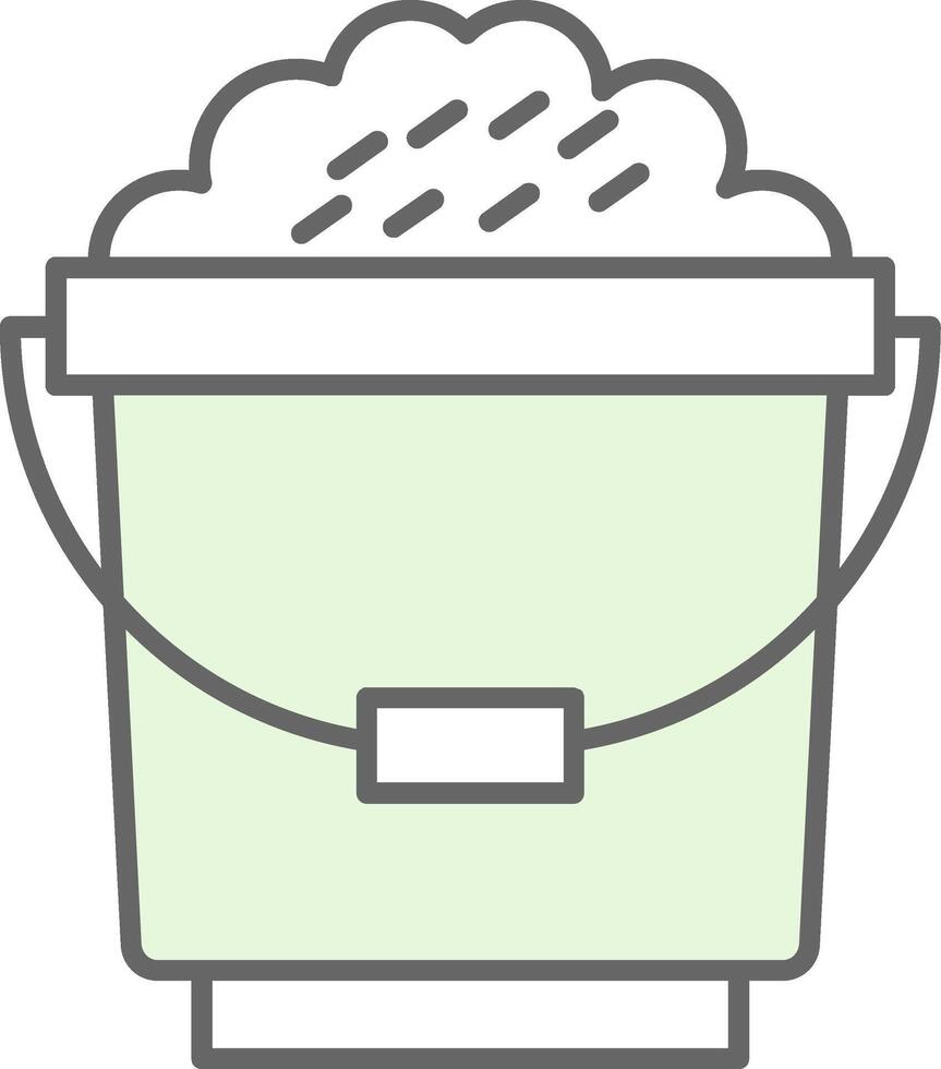 Bucket Fillay Icon vector