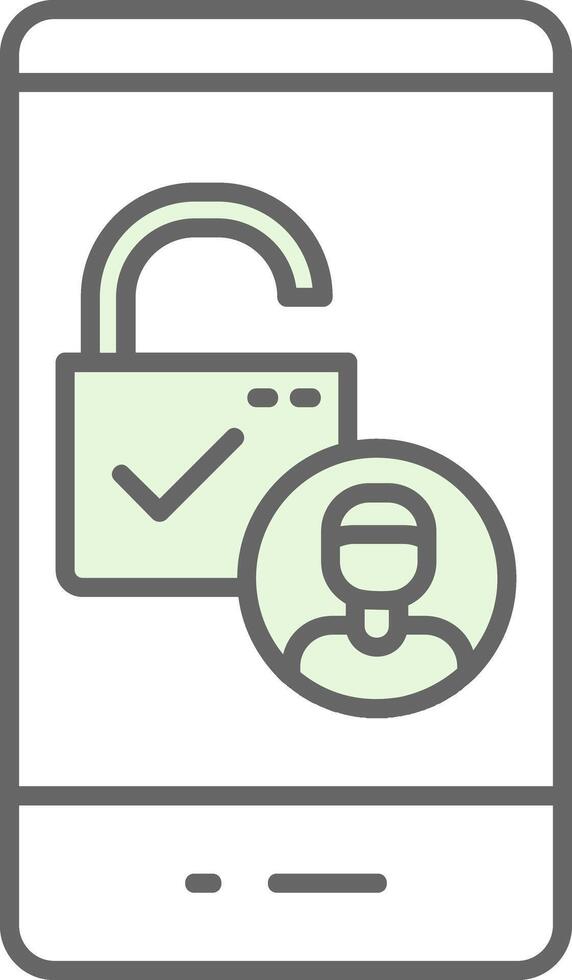 Access Fillay Icon vector