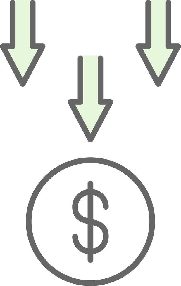 Bankruptcy Fillay Icon vector