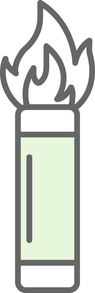 Flare Fillay Icon vector