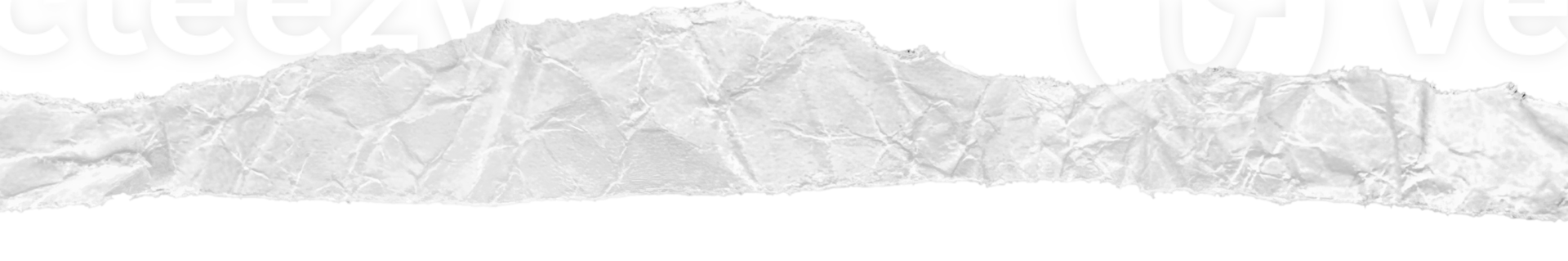blanc déchiré froissé papier pièce png